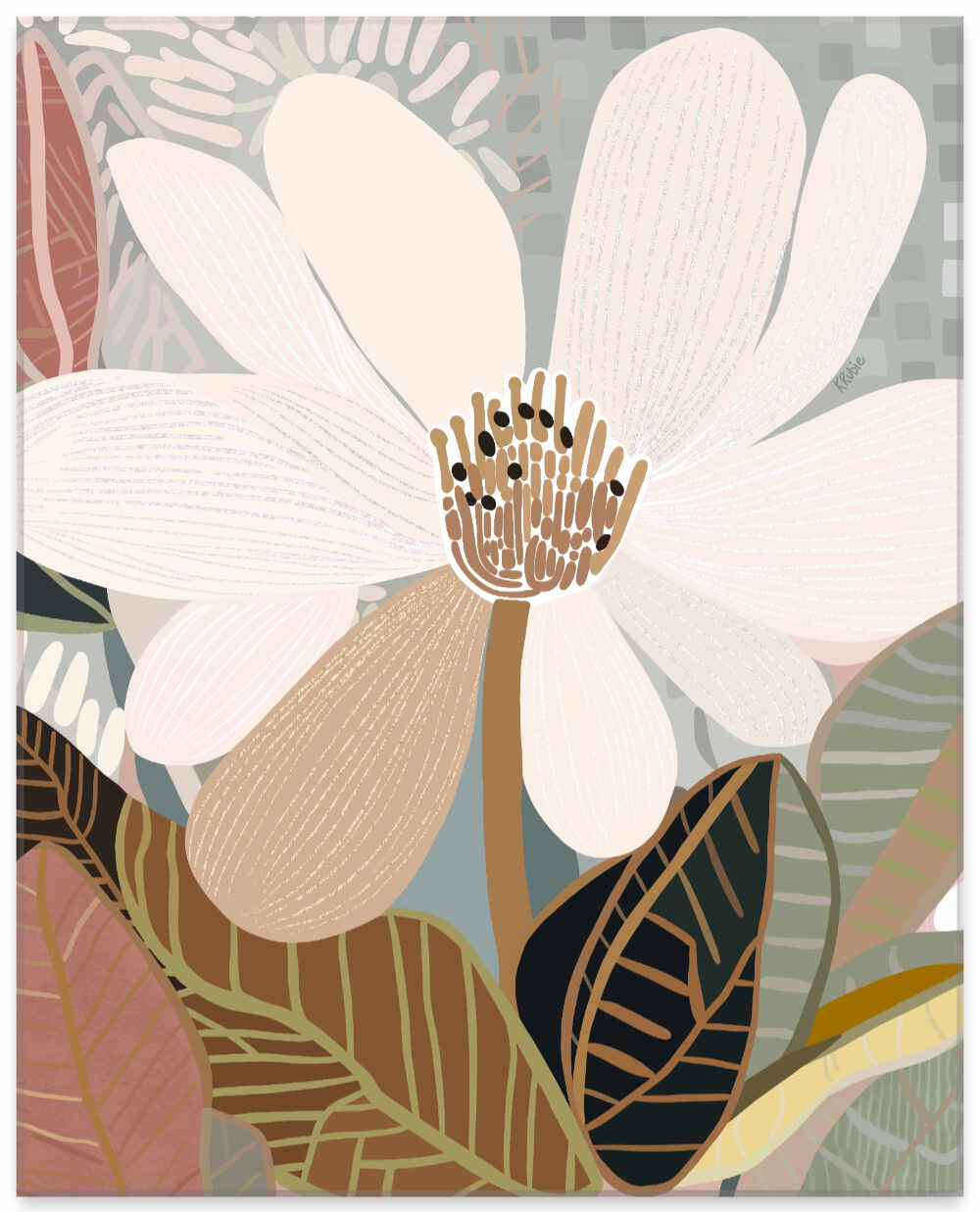 Magnolia No.2 - Rolled Canvas | Limited Edition Print