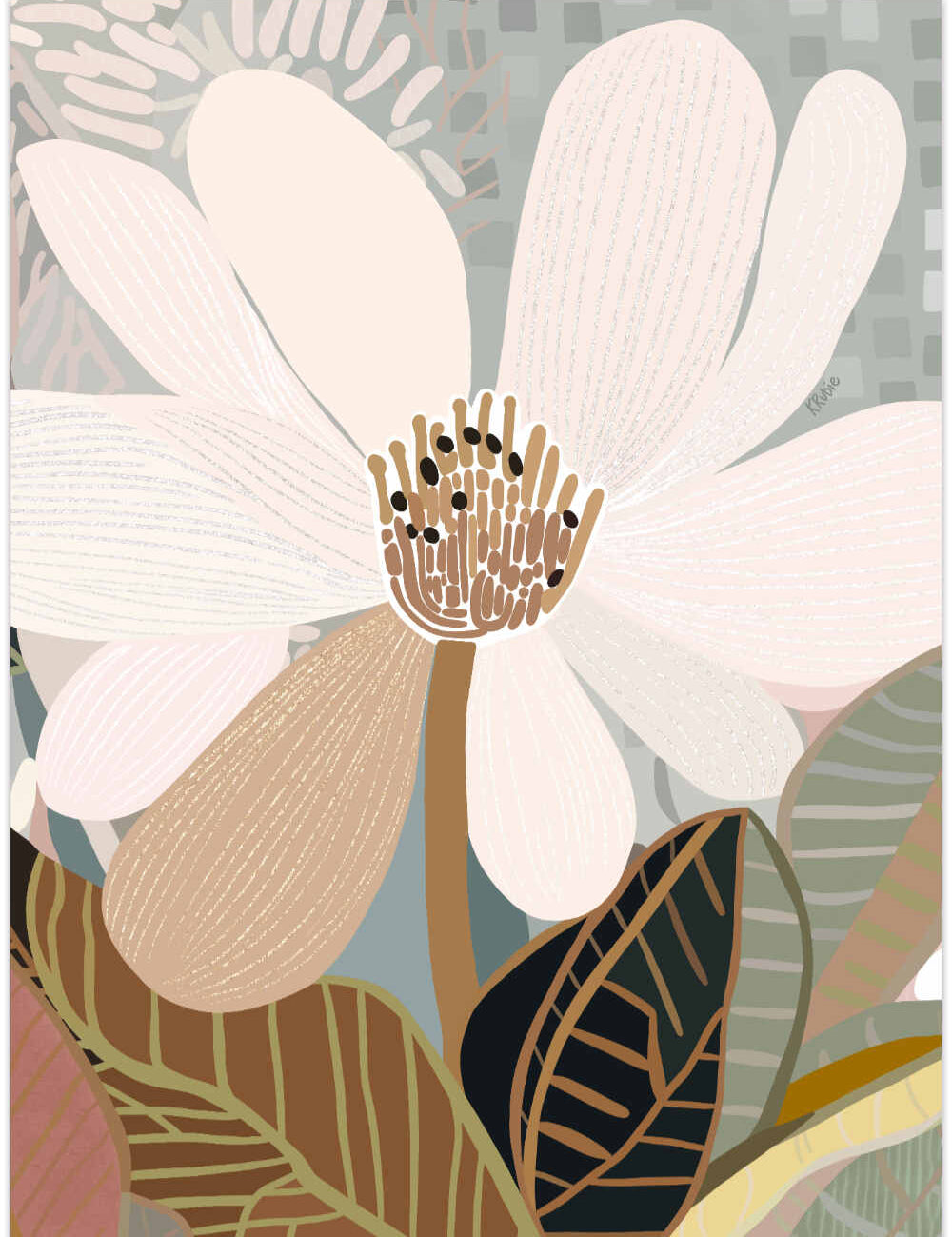 Magnolia No.2 - Rolled Canvas | Limited Edition Print