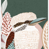 Kookaburra In Green No.2 - Unframed Print