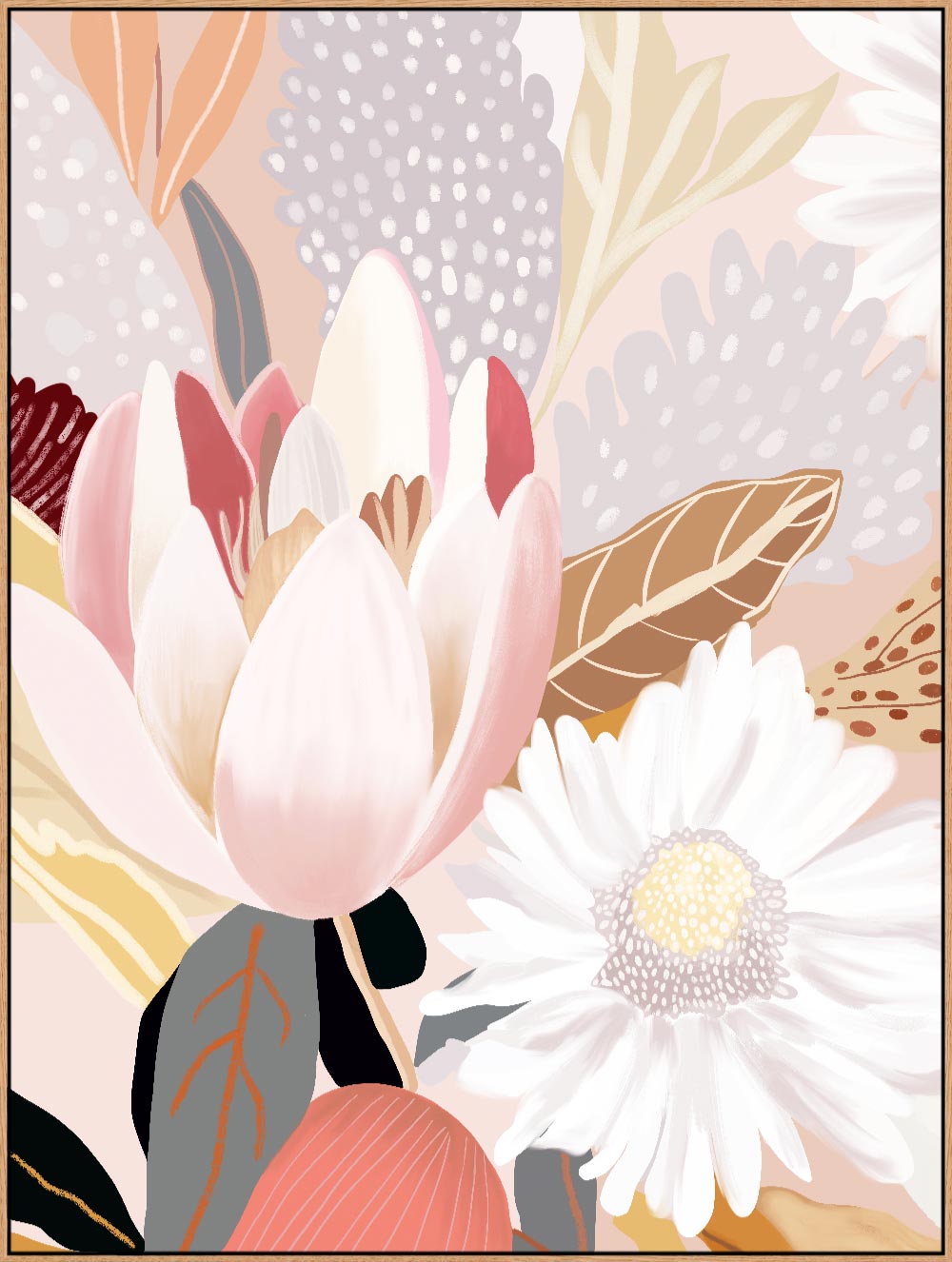 Halcyon Canvas Print - Serene Spring Artwork by Haven Prints
