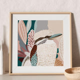 Kookaburra in Pink - Framed Print