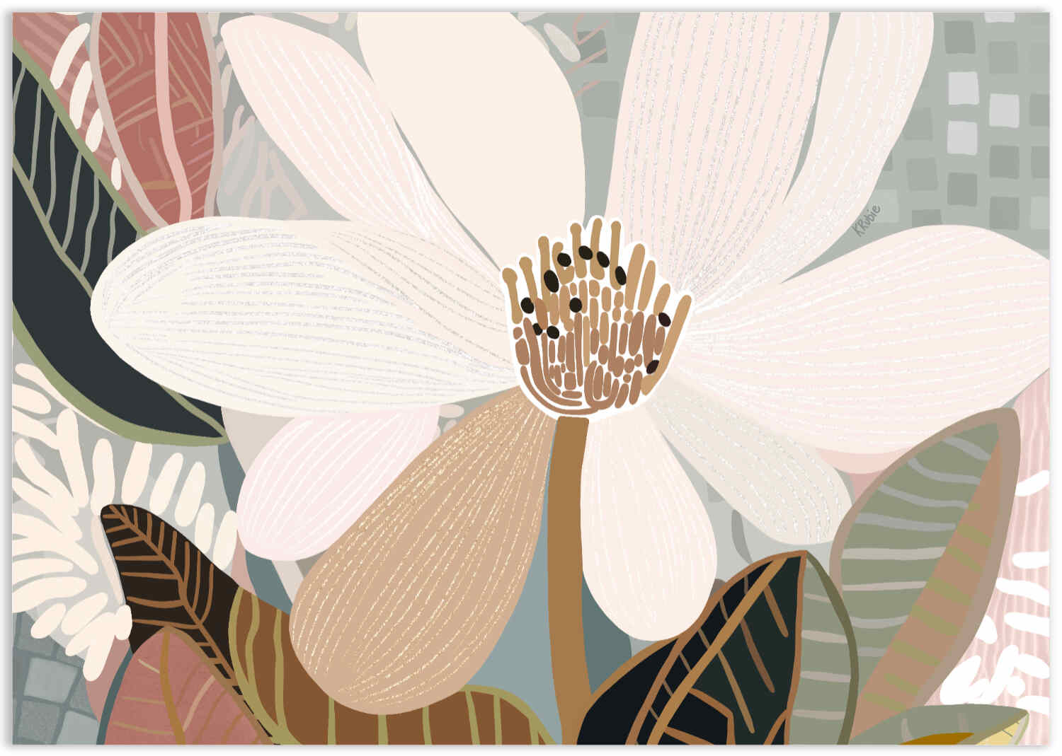 Magnolia No.3 - Unframed Print