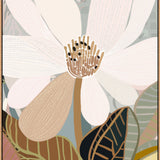 Magnolia No.2 - Framed Canvas Print