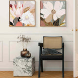 Halcyon No.2 & Magnolia - Framed Canvas Print Pair